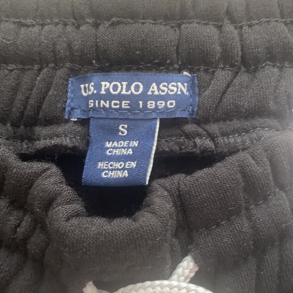 U.S.Polo Assn black jogger/sweatpants Size Small NWT - Picture 7 of 10